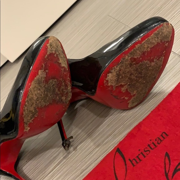 Black Christian Louboutin size 38 - Picture 3 of 4